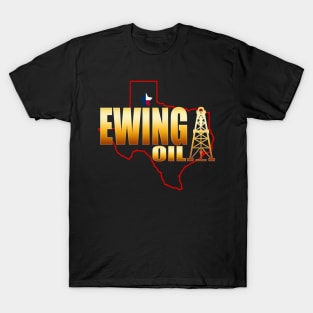 Classic 80's TV Ewing Oil T-Shirt